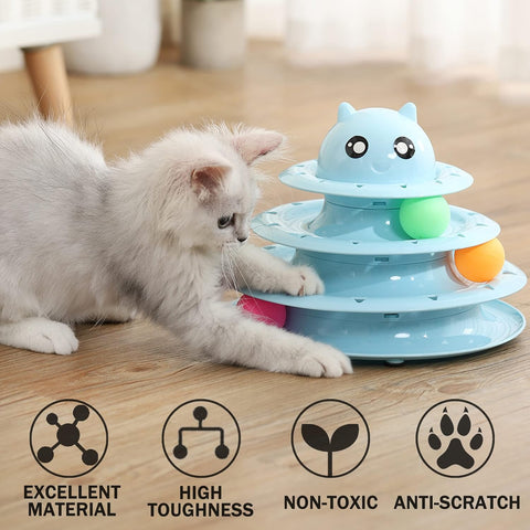 21 Pack Cat Toys for Indoor Cats Interactive Kitten Toy Set