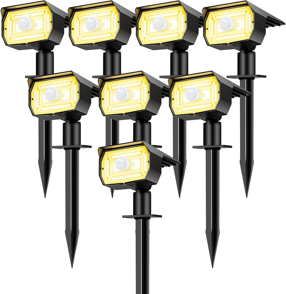 nipify Solar Lights Outdoor Waterproof, Motion Sensor Spot Landscape Light