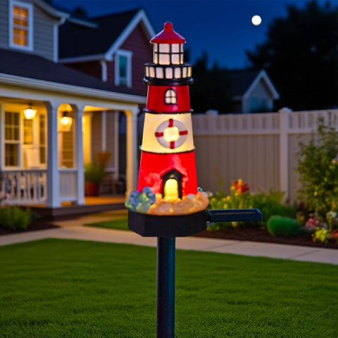 Outdoor Solar Lights for Yard Watchtower All-Weather Lamp