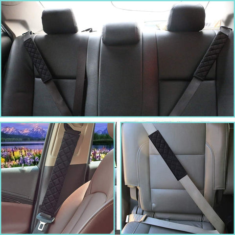 Car Seat Belt Shoulder Pads – Soft Velvet Comfort Cushion (2 Pack)