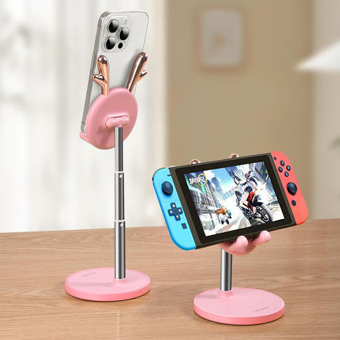 Adjustable Deer Ear Phone Stand for Desk