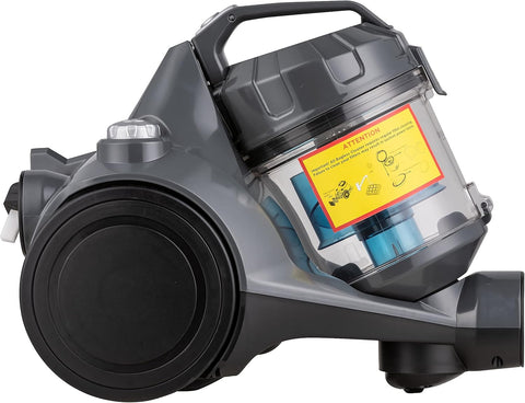Amazon Basics 700W Bagless Cylinder Vacuum Cleaner with HEPA Filter – Compact & Lightweight Design for Hard Floors, Carpets & Cars (UK) – Black