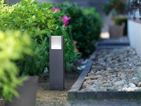 Philips LED Arbour Outdoor Pedestal Light [Anthracite - Cool White] For Outdoor Path Lighting, Patio, Drive, Garden, Borne