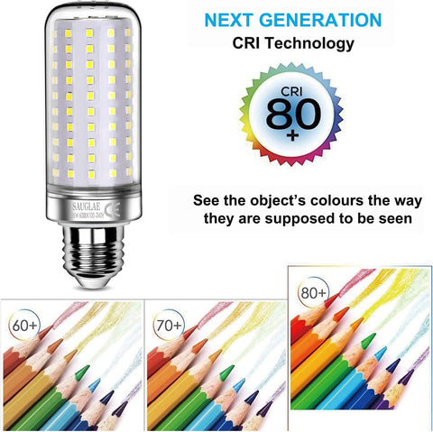 26W LED B22 Bulbs, 200W Equivalent, 6000K Daylight, Pack of 3