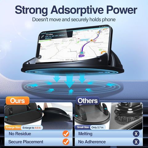 Cinati 2 Pack Dashboard Car Phone Holder Mount