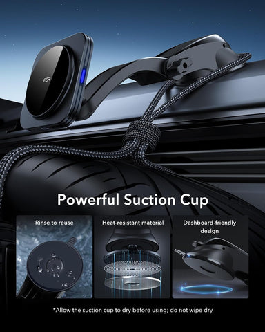 ESR Qi2 15W MagSafe Car Mount Charger