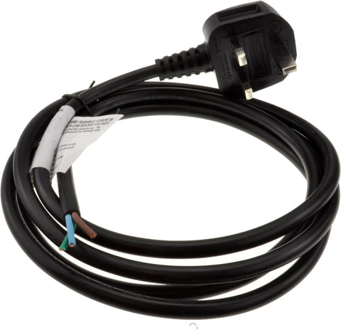 kenable 13A UK Plug to Bare End Power Cable 2m