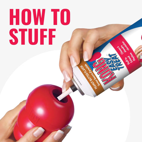 KONG Classic Stuffable Dog Toy - Durable Red Rubber Chew Toy