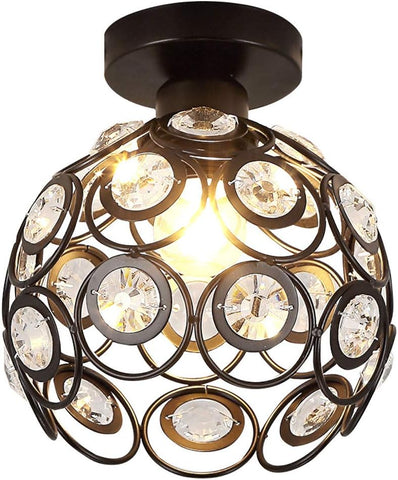 Contemporary gold ceiling light UK


