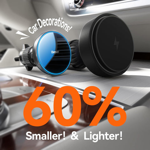Beser 15W MagSafe Car Mount Charger – Strong 4.16 lbf Magnetic Hold, Qi Wireless Fast Charger for iPhone 12–16 Series