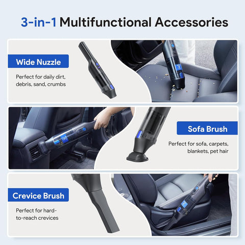 Cordless Handheld Vacuum Cleaner 20kPa