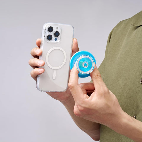 PopSockets MagSafe Phone Grip with Kickstand – Blue Opalescent
