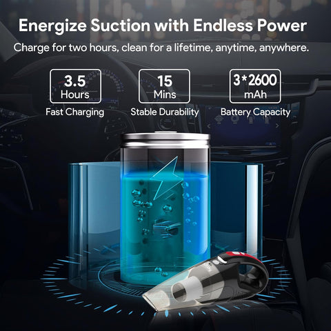 Kitsky Cordless Handheld Vacuum Cleaner