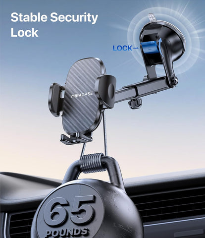 Miracase 2nd Generation Car Phone Holder – Universal Air Vent Mount with 360° Rotation and One-Hand Use