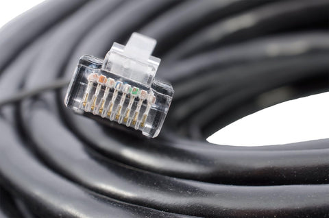 Smedz CAT6 20 m Full Solid Copper UTP 24 AWG Indoor / Outdoor Plug and Play Network Cable GigaBit Ethernet Patch Lead – Black