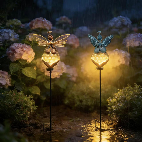 Handcrafted Copper Decorative Lamp with Light Perfect for Garden Pathway Lighting Rustproof Outdoor Lights