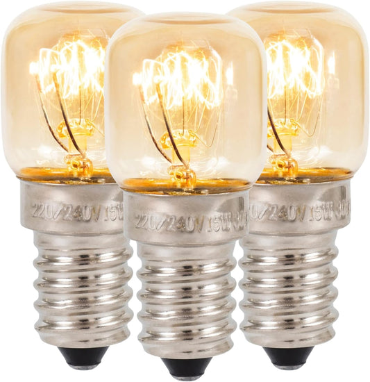 3 Pack Salt Lamp Bulb | Oven Bulb | Fridge Bulb