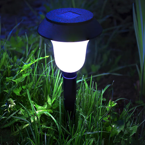 HEALLILY 10pcs Aluminum Outdoor Light Stakes Replacement, Yard and Pathway Solar Light Poles, Metal Ground Spike Set for Garden and Lawn Lighting