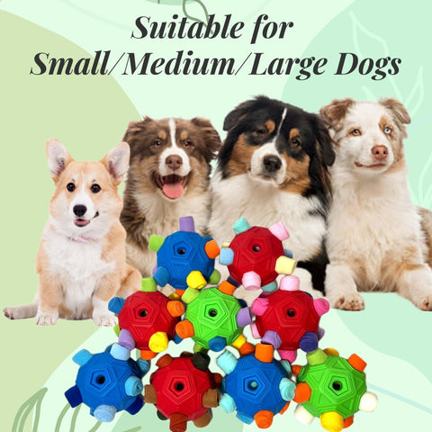 Snuffle Ball Dog Puzzle Toy Treat Dispenser