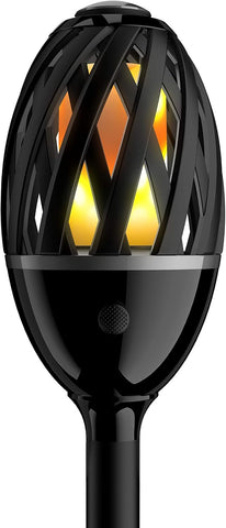 Luceco Lexflamebk-02 Exterior Decorative Ip65 Led Flame Garden Spike Light - USB Charged