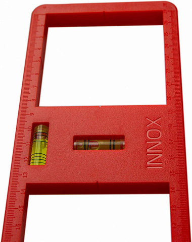 Electrical Socket Back Box Cutting Template with Spirit Levels