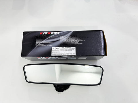 KITBEST Rear View Mirror – Wide Angle Adjustable Suction Cup