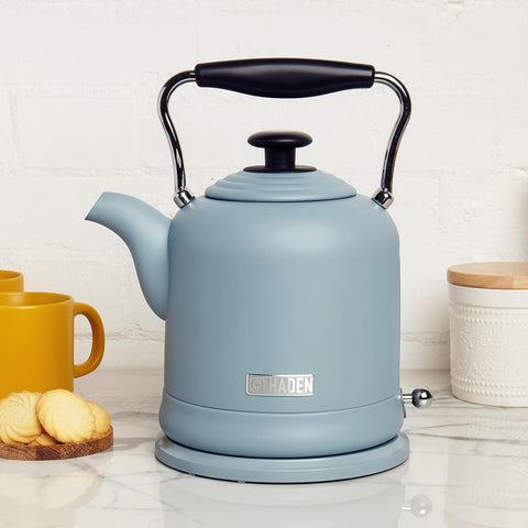 Highclere 1.5L Electric Kettle - 3000W Fast Boil, Cordless, 360° Swivel Base, Stainless Steel, Lightweight & Easy to Clean