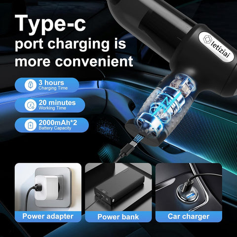 Handheld Cordless Vacuum Cleaner 7000Pa