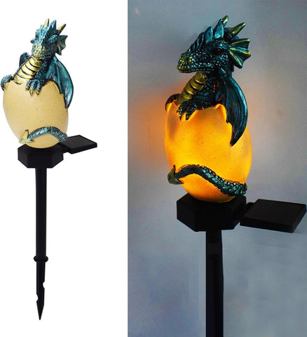 Solar Stake Lights Outdoor - Waterproof Resin Garden Lights, Easter Decor