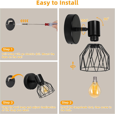Battery Operated Wall Sconces – Wireless Rechargeable Light with Remote, Dimmable E14 LED Bulb, Adjustable Cordless Indoor Lamp for Bedroom, Living Room, Hallway, Picture Lighting
