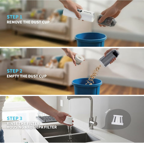 Dwarfuarm 5-in-1 Cordless Car Vacuum Cleaner