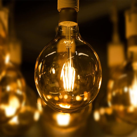 Vintage Edison LED Bulb E27 4W G80 Warm White Pack of 2