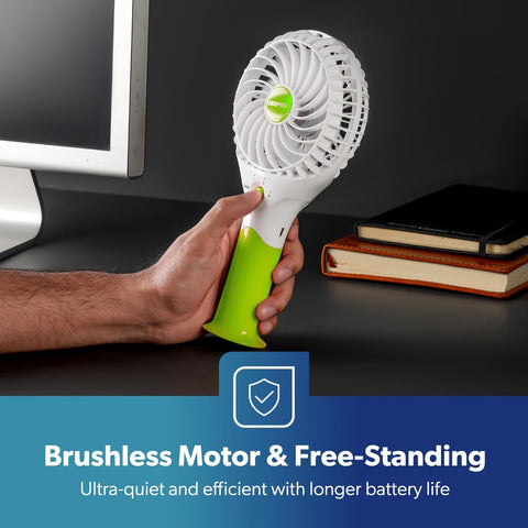Rechargeable Mini Handheld Fan USB Portable 3 Speed 8Hr Runtime