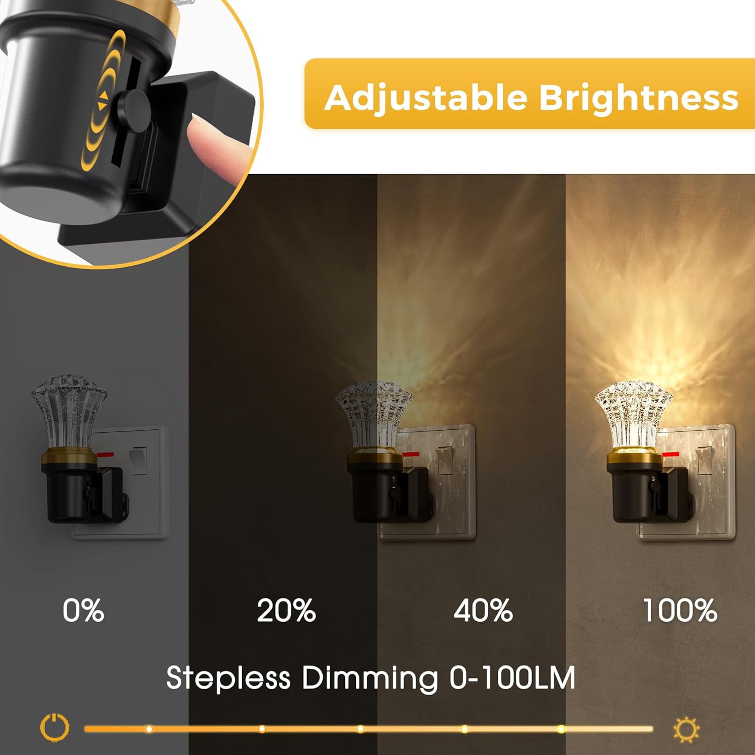diamond decorative plug in light


