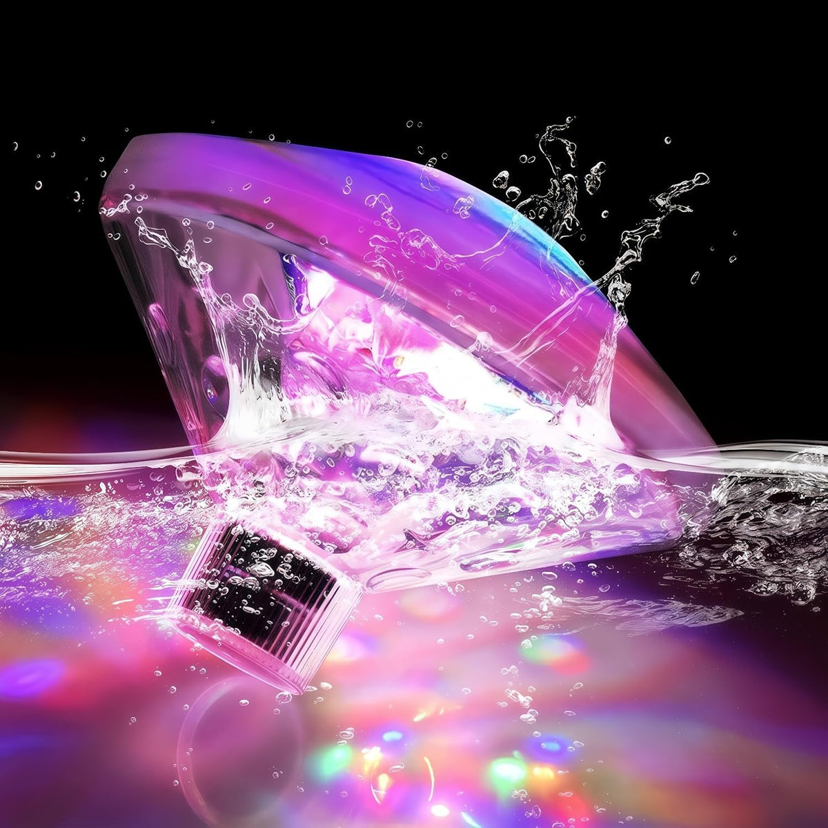 Esoes Floating Hot Tub Lights – 7-Mode Colour Changing Waterproof LED Pool & Bath Light for Hot Tubs, Baths, Ponds & Pool Parties