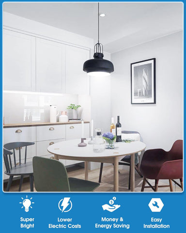 EvaStary 100W Bayonet Light Bulbs, 13W B22 LED Bayonet Bulbs Daylight White 6000K, BC A60 GLS Frosted Energy Saving Light Bulbs Bayonet, Non-dimmable, 4 Pack [Energy Class F]