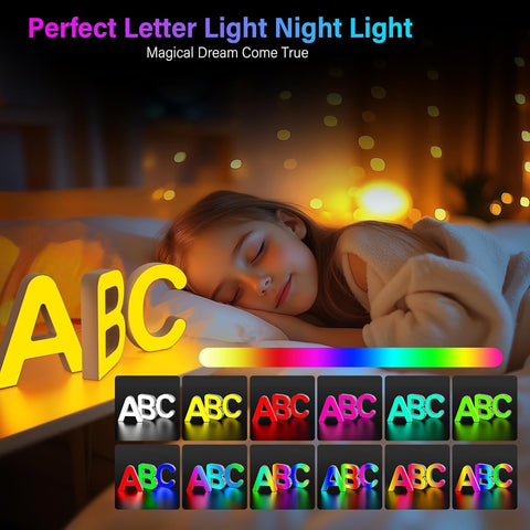 USB LED Marquee Letter Light - Color Changing, APP Control