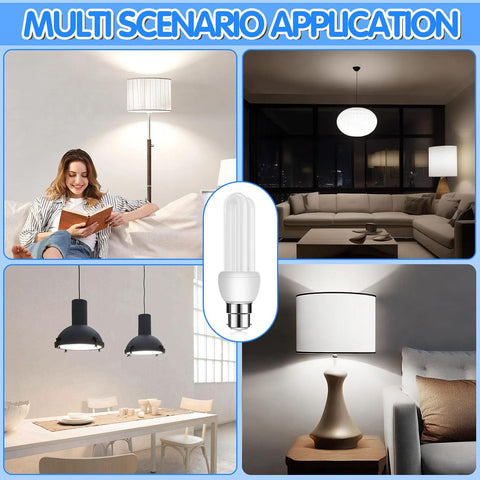 B22 11W CFL Energy Saving Bayonet Light Bulb 3 Pack