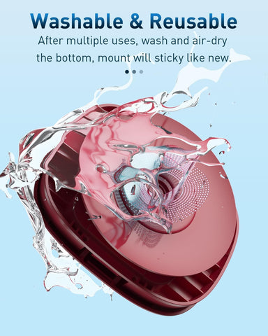 JOYEKY Dashboard Car Phone Holder 360° Rotatable Mount Red