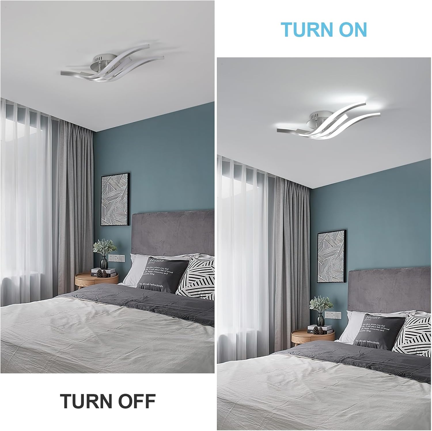 6500K LED ceiling light modern