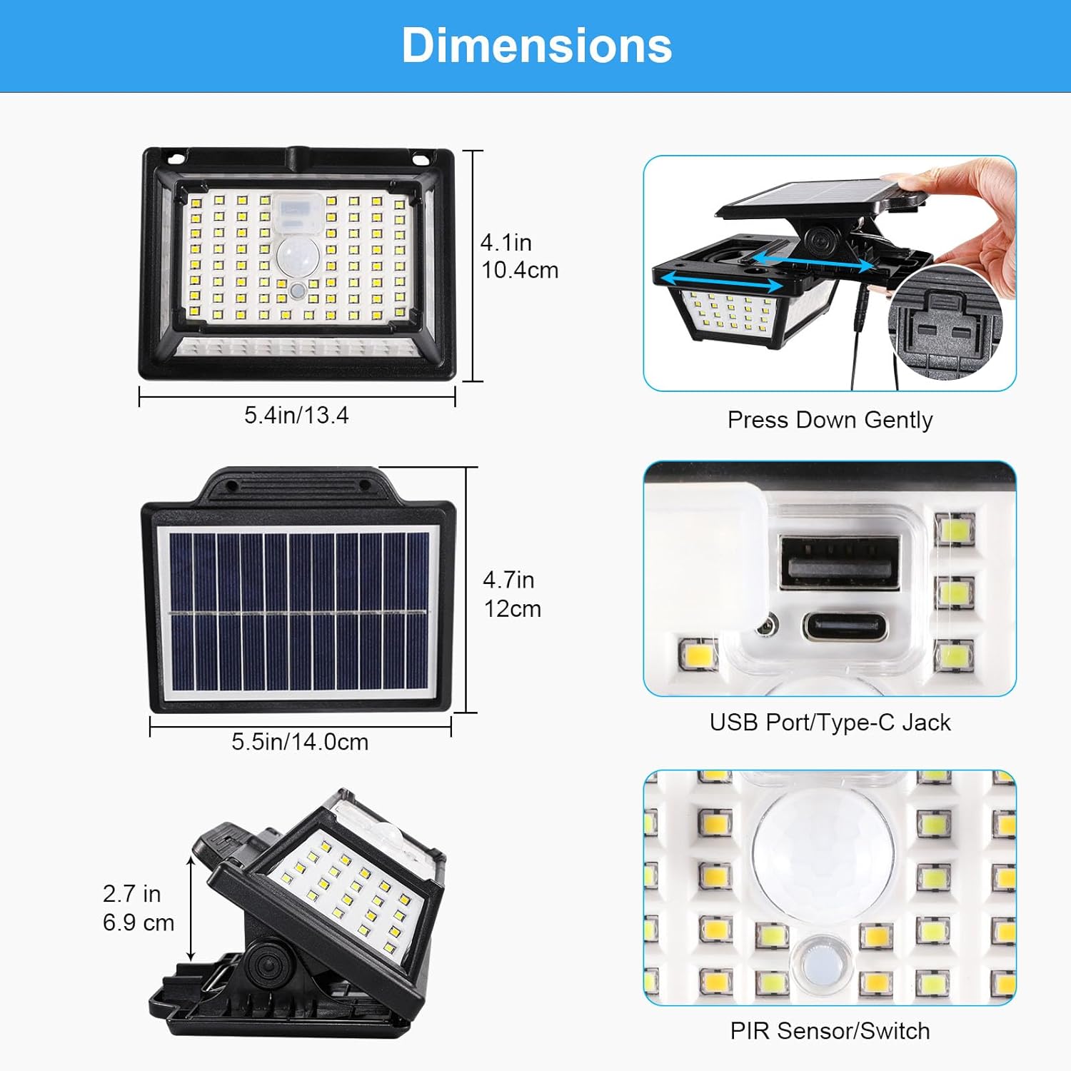 Buy LED Solar Motion Sensor Security Light In UK - Shop Now!