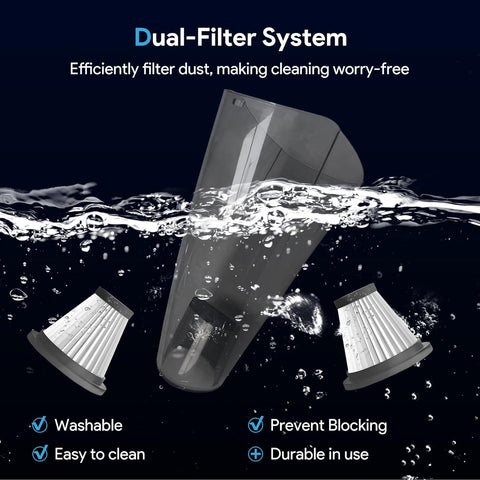 Kitsky Cordless Handheld Vacuum Cleaner