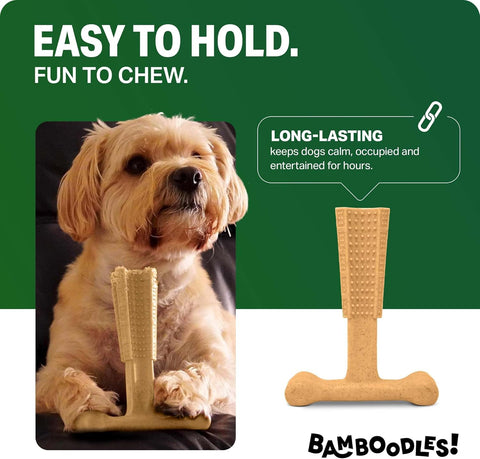Bamboodles T-Bone Dog Chew Toy – Small | Chicken Flavour