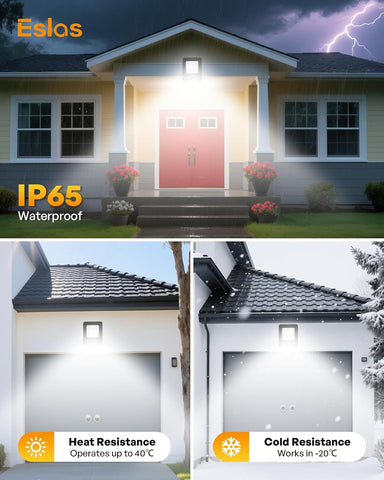50W Outdoor Motion Sensor Security Light 4500LM Floodlight IP65