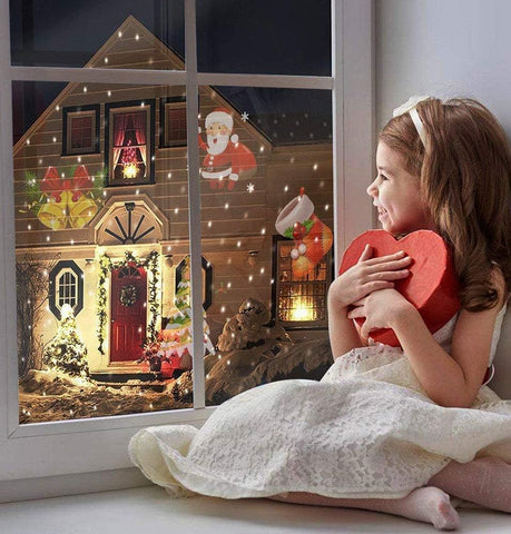 TEDD Christmas LED Projector Lamp – Santa Claus Rotating Spotlight Light – Waterproof