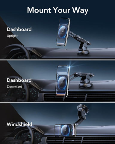 ESR 15W MagSafe Car Mount Charger for iPhone & Galaxy S25