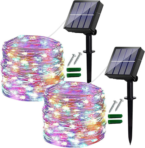 Warm White Mushroom Solar Garden Lights, Outdoor, 4 Pack