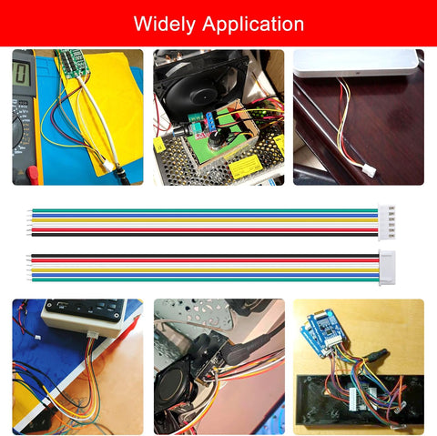 Lyeteung 6-Pin JST-XH Connector Kit with 22AWG 150mm Cable