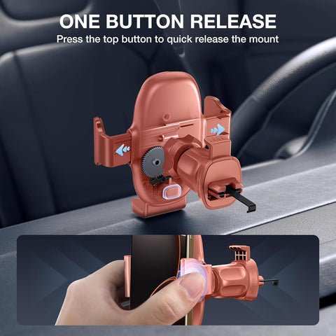 Miracase 2nd Generation Car Phone Holder – Universal Air Vent Mount with 360° Rotation for iPhone and Samsung Smartphones