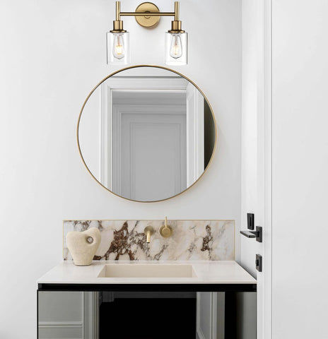 Phansthy Retro Dual Head Wall Light Antique Indoor Sconce E27